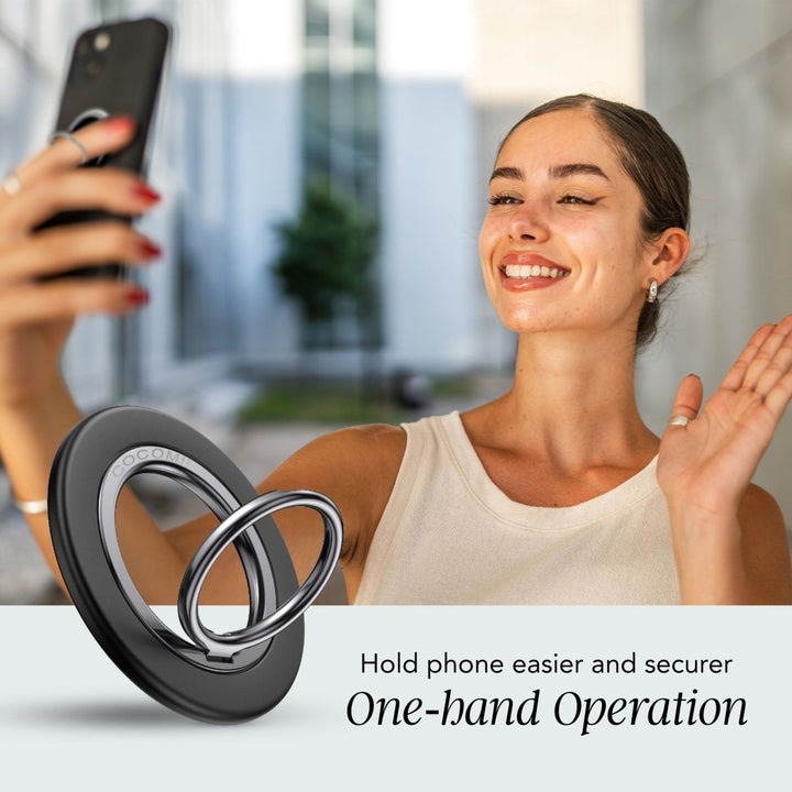 360 Rotate Magnetic Phone Ring Holder COCOMII