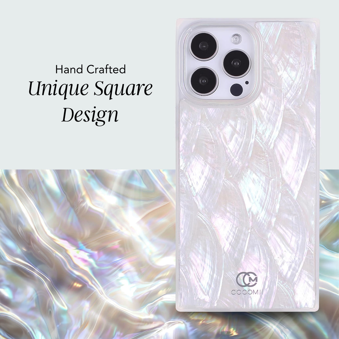 Pearl Luxury Square iPhone Case (MagSafe)
