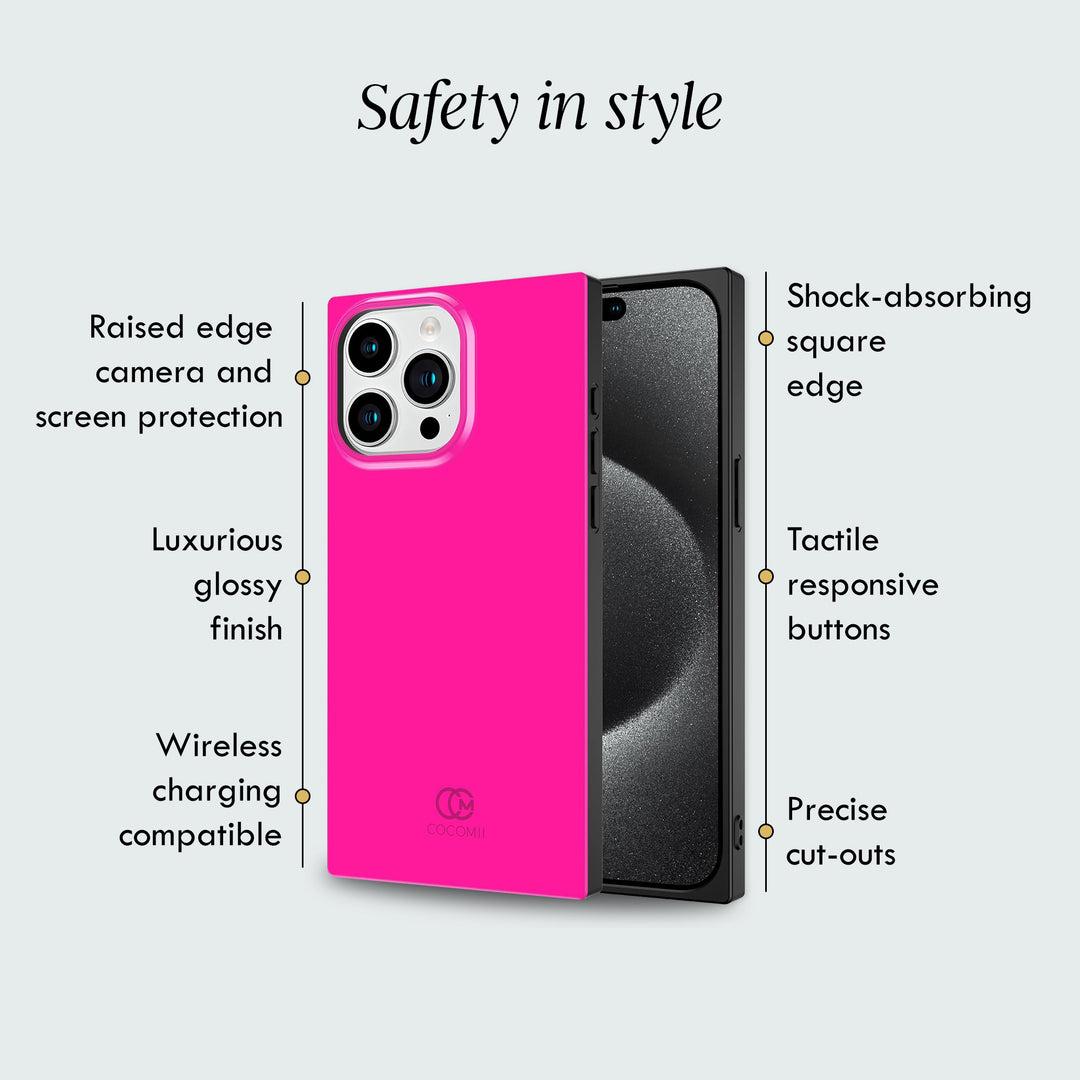 Neon Square iPhone Case - COCOMII