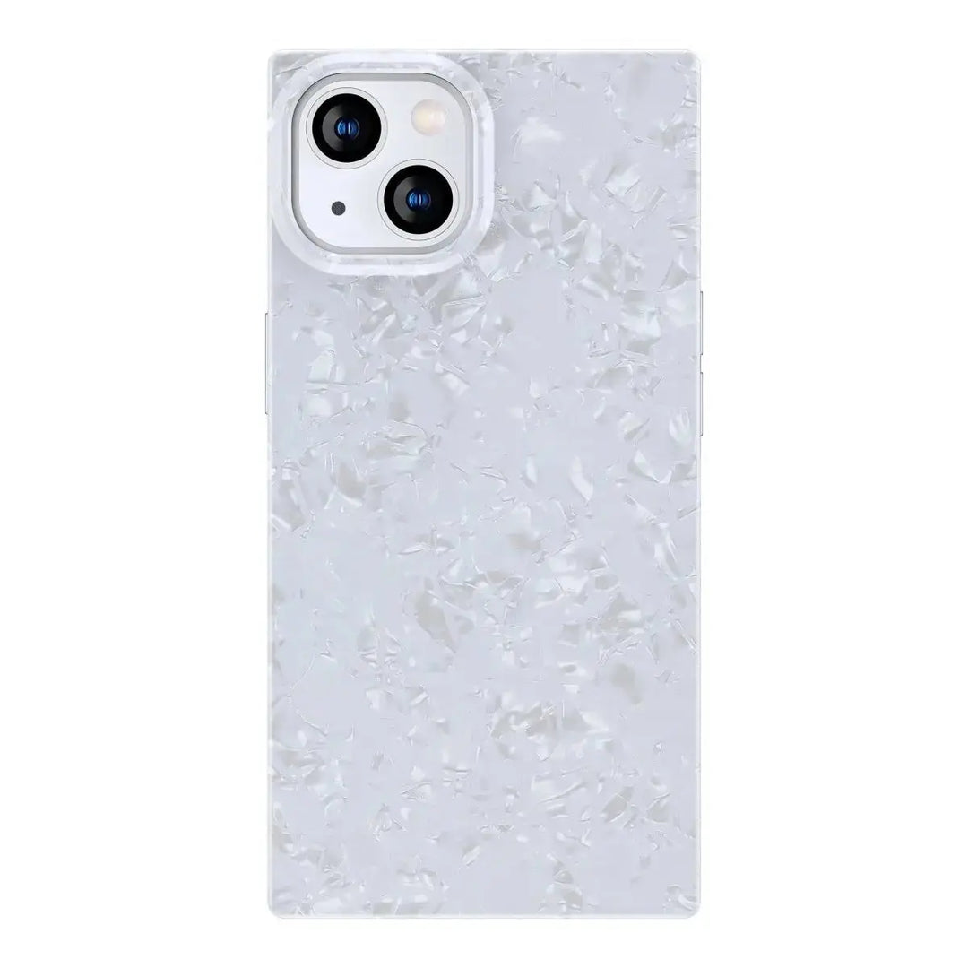 Pearl Glitter Rectangle iPhone Case COCOMII