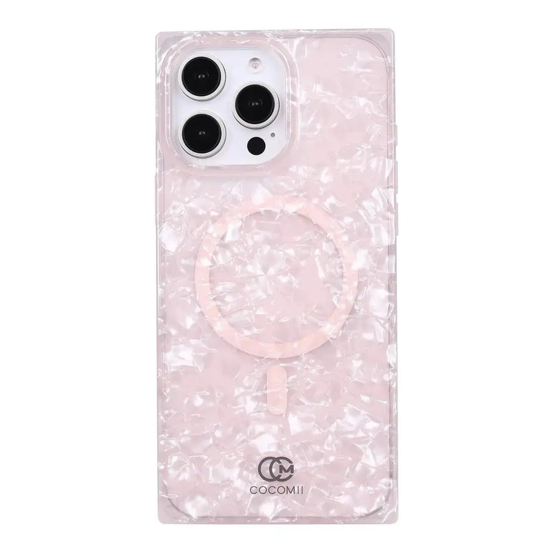 Pearl Glitter Rectangle iPhone Case COCOMII