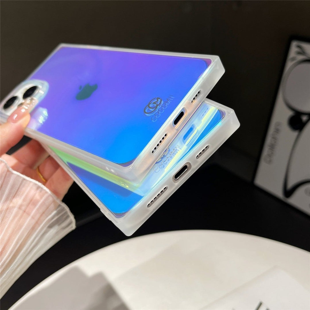 Clear Mirror Rectangle iPhone Case - COCOMII