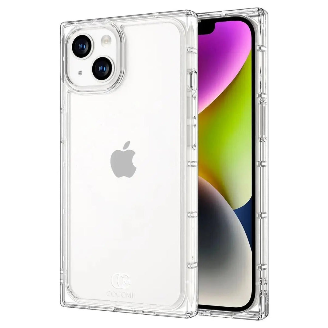 Clear Rectangle iPhone Case COCOMII