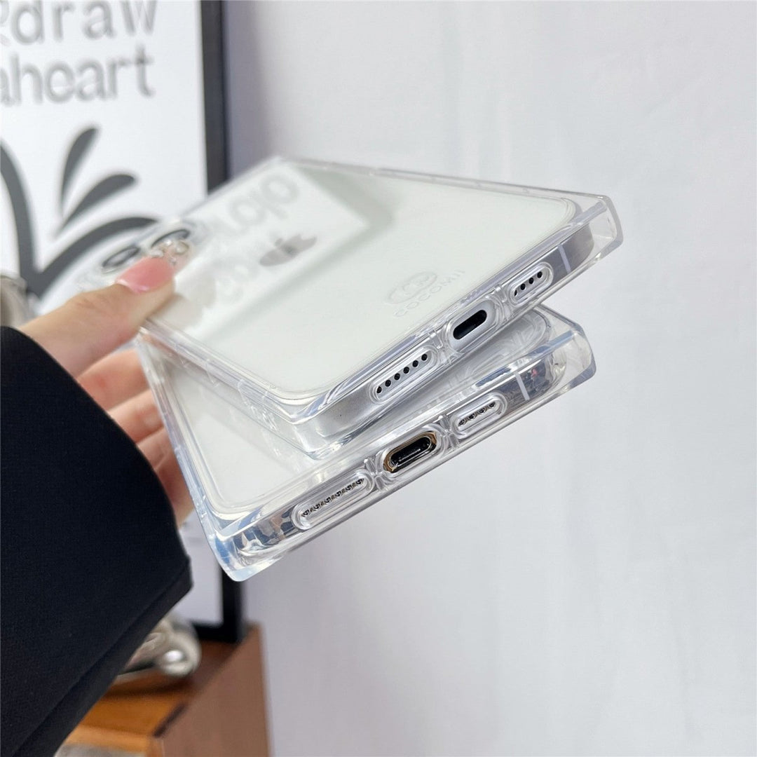 Clear Rectangle iPhone Case - COCOMII