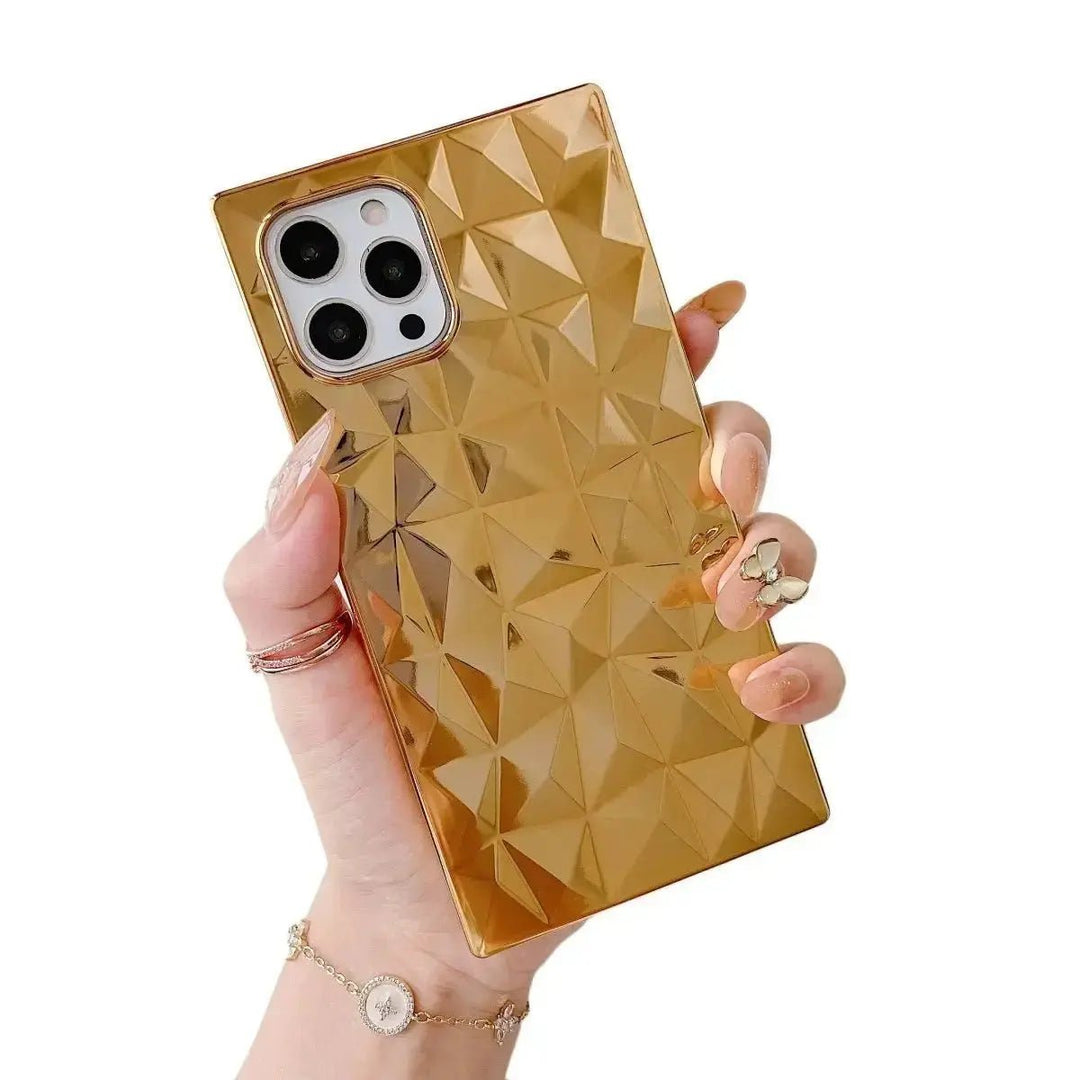 Diamond Mirror Rectangle iPhone Case COCOMII