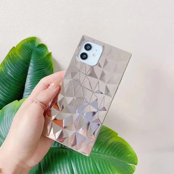 Diamond Mirror Rectangle iPhone Case COCOMII