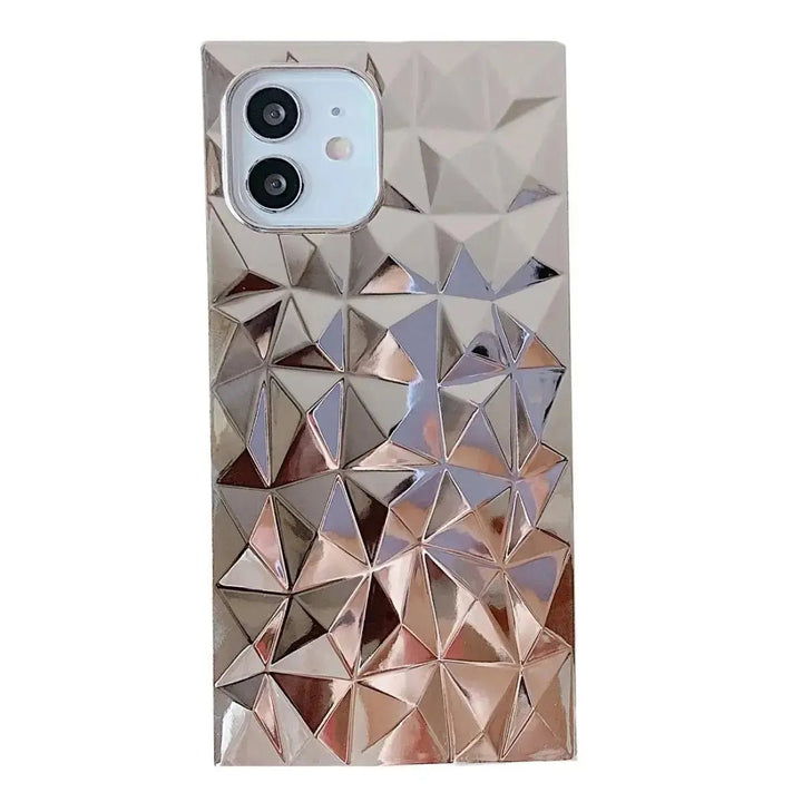 Diamond Mirror Rectangle iPhone Case COCOMII