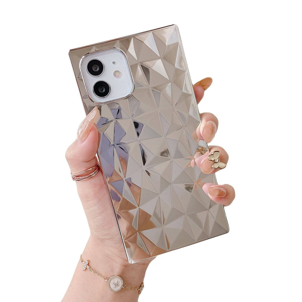 Diamond Mirror Rectangle iPhone Case - COCOMII