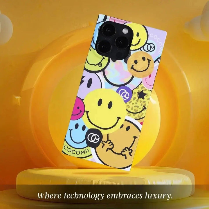 Emoji Rectangle iPhone Case COCOMII