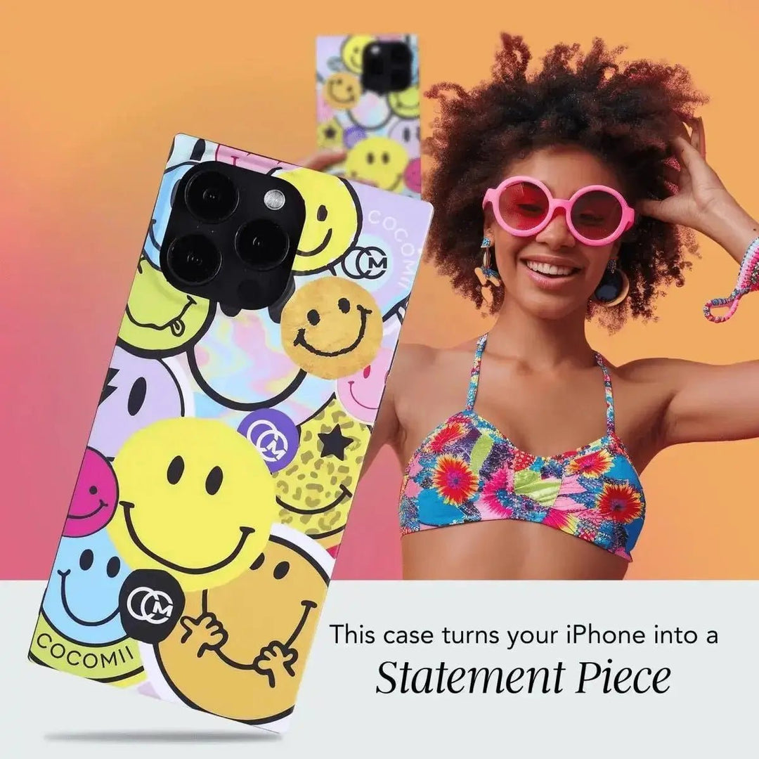 Emoji Rectangle iPhone Case COCOMII