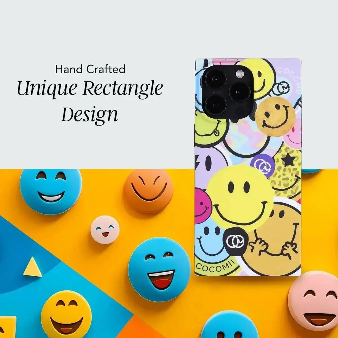 Emoji Rectangle iPhone Case COCOMII