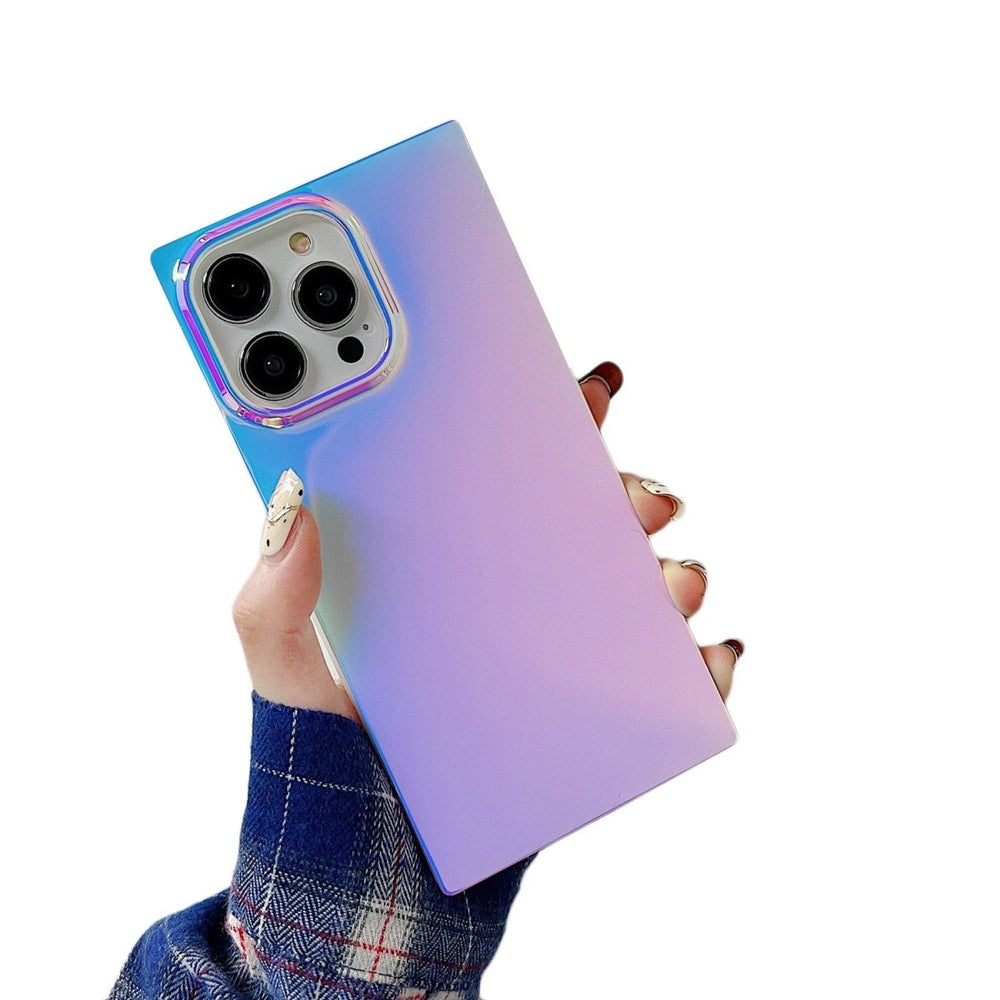 Holographic Mirror Rectangle iPhone Case - COCOMII