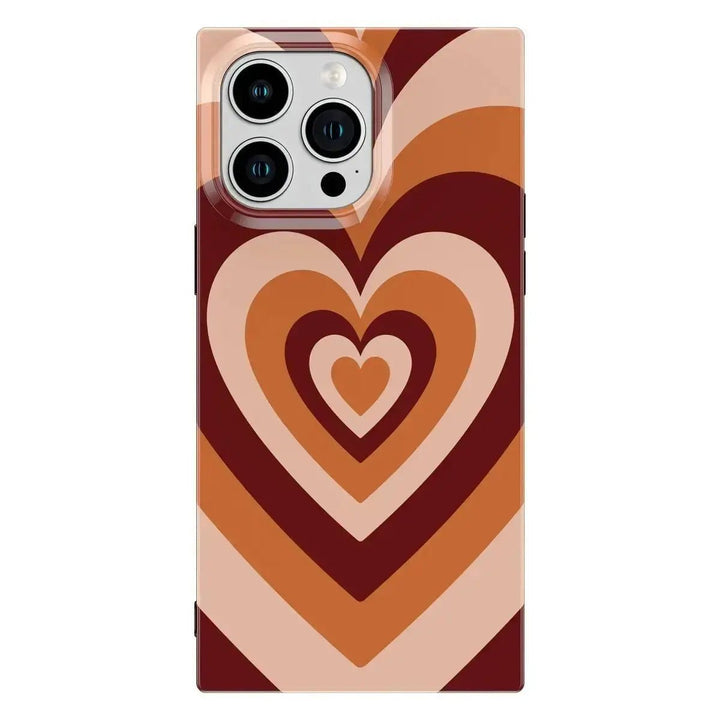 Latte Love Rectangle iPhone Case COCOMII