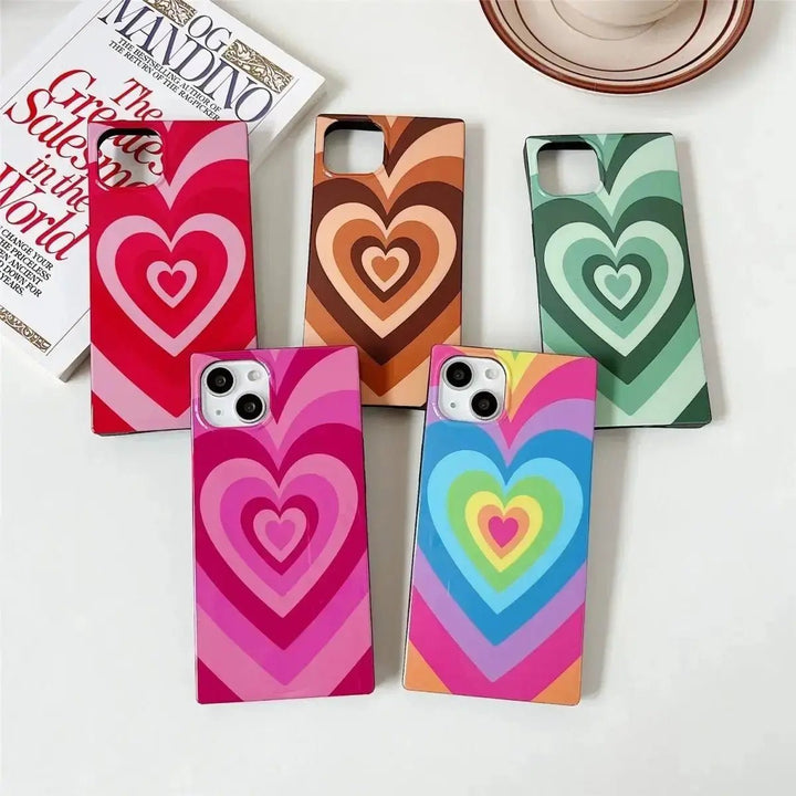 Latte Love Rectangle iPhone Case COCOMII