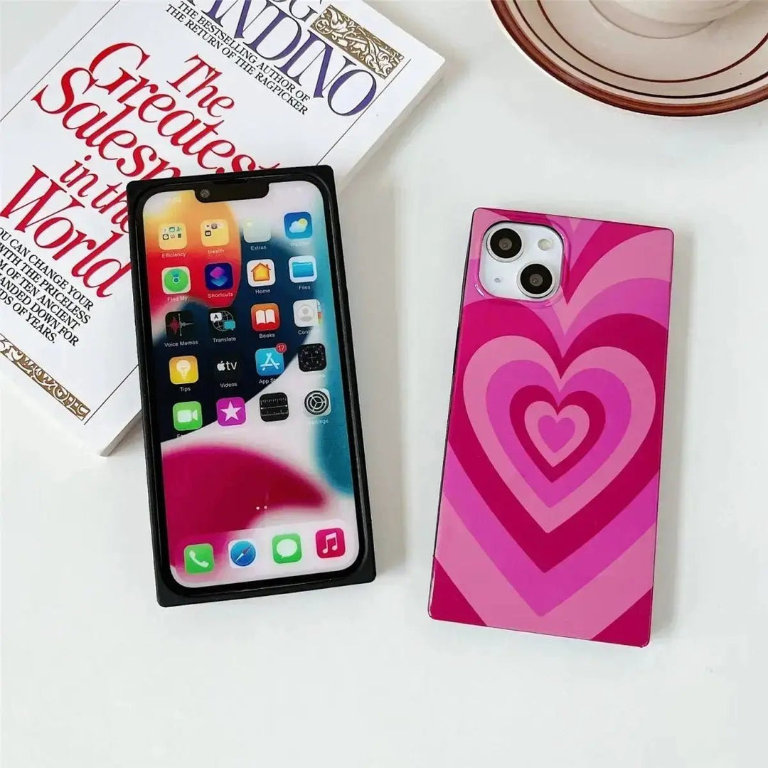 Latte Love Rectangle iPhone Case COCOMII