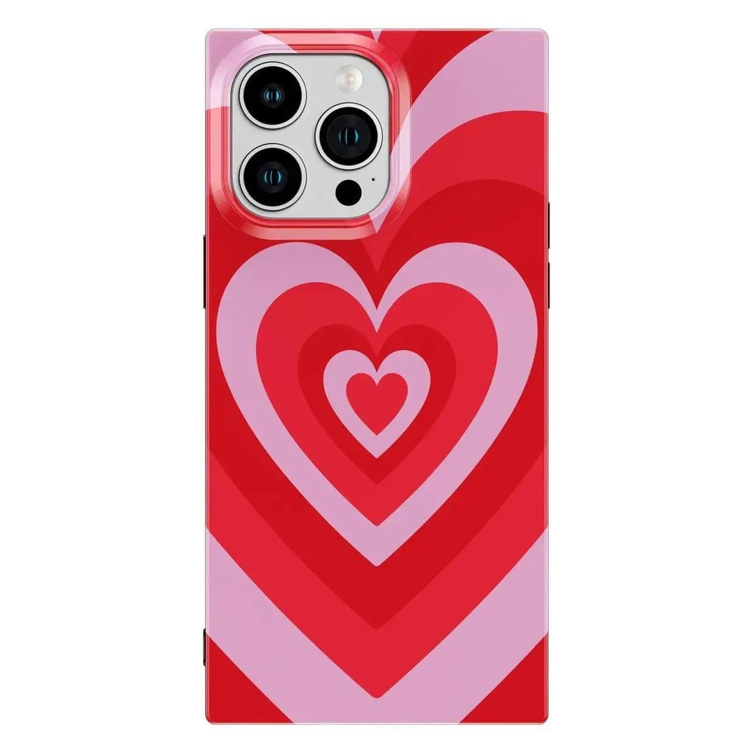 Latte Love Rectangle iPhone Case COCOMII