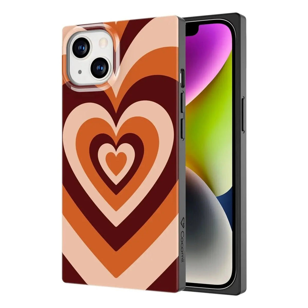 Latte Love Rectangle iPhone Case COCOMII