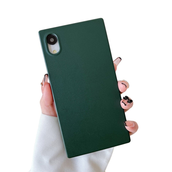 Leather Square iPhone Case - COCOMII