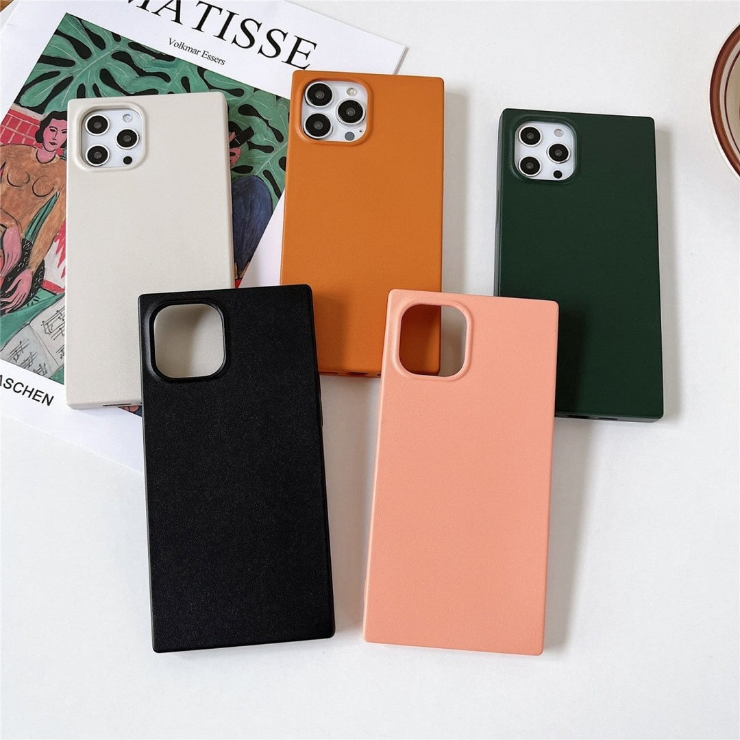 Leather Square iPhone Case - COCOMII