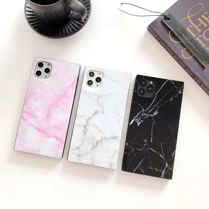 Marble Rectangle iPhone Case COCOMII