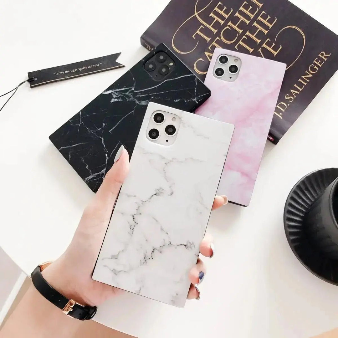 Marble Rectangle iPhone Case COCOMII