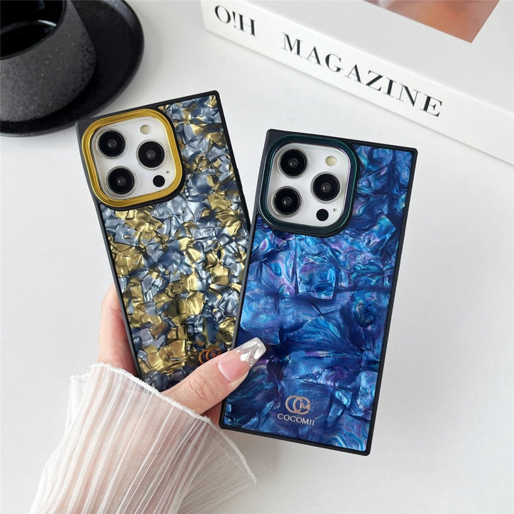 Pearl Luxury Rectangle iPhone Case - COCOMII