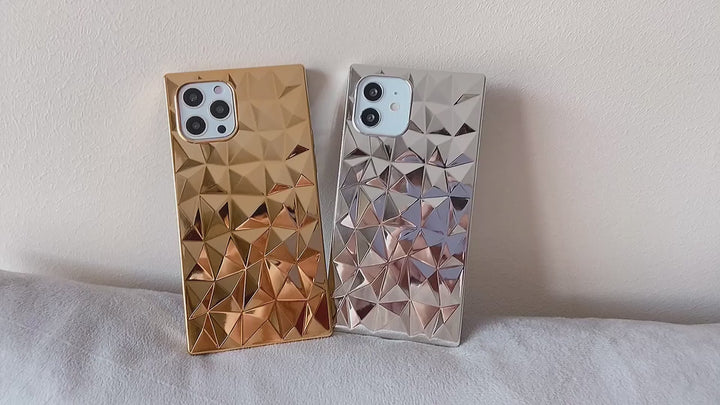 Diamond Mirror Rectangle iPhone Case