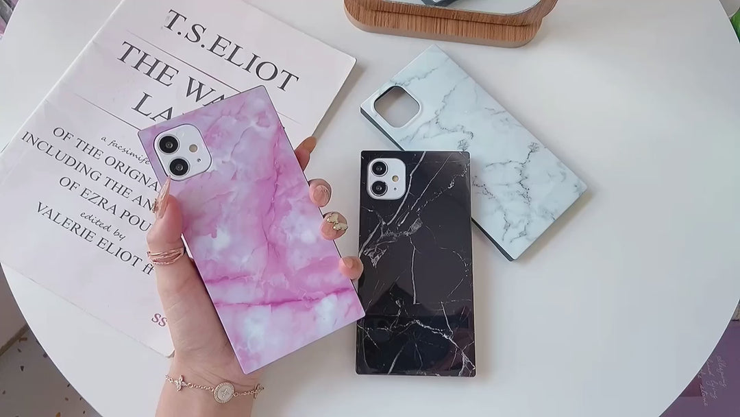 Marble Rectangle iPhone Case