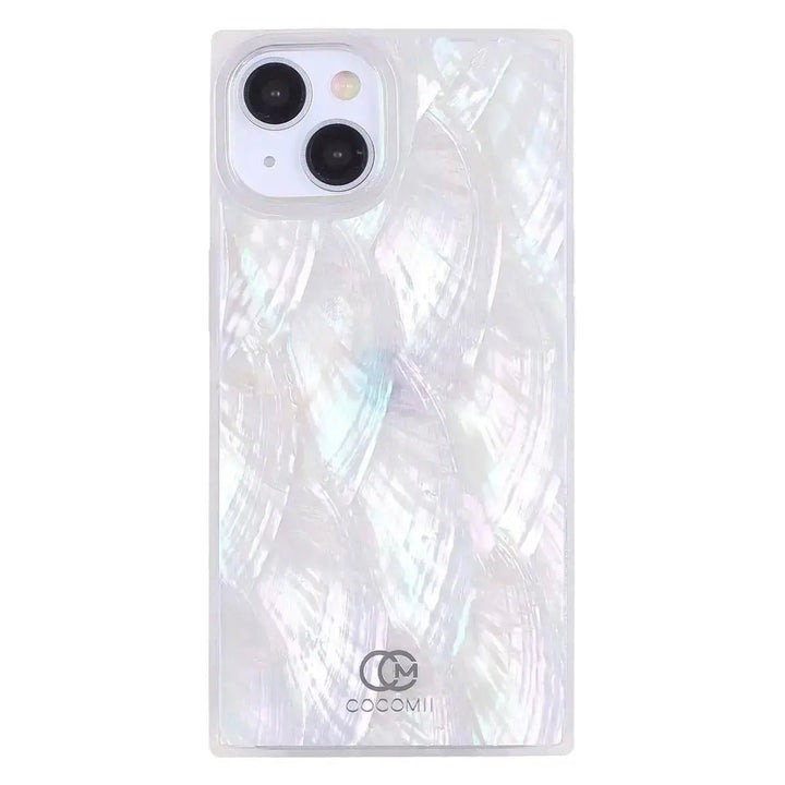 Real Mother Of Pearl Rectangle iPhone Case COCOMII