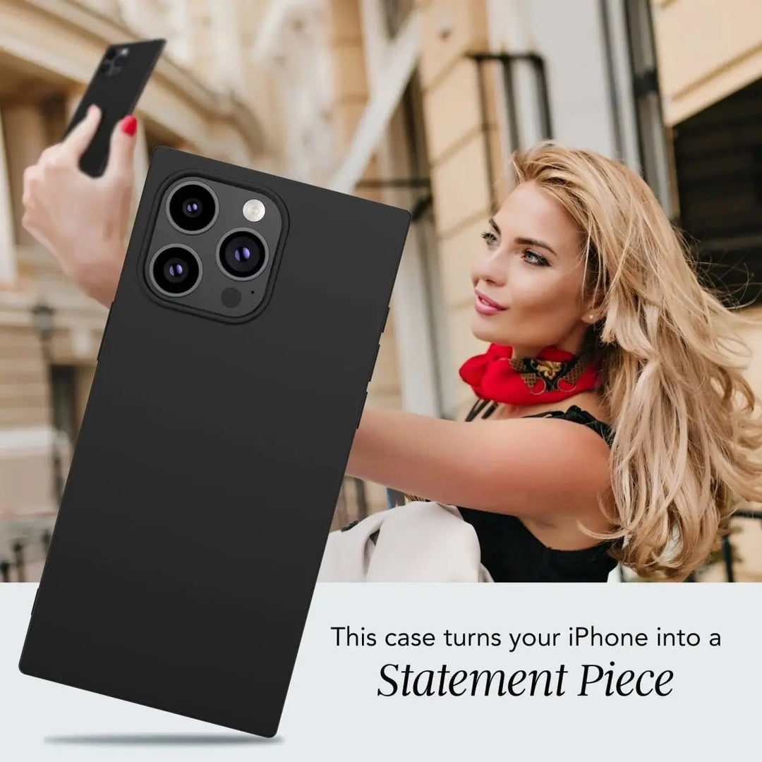 Silicone Camera Rectangle iPhone Case COCOMII