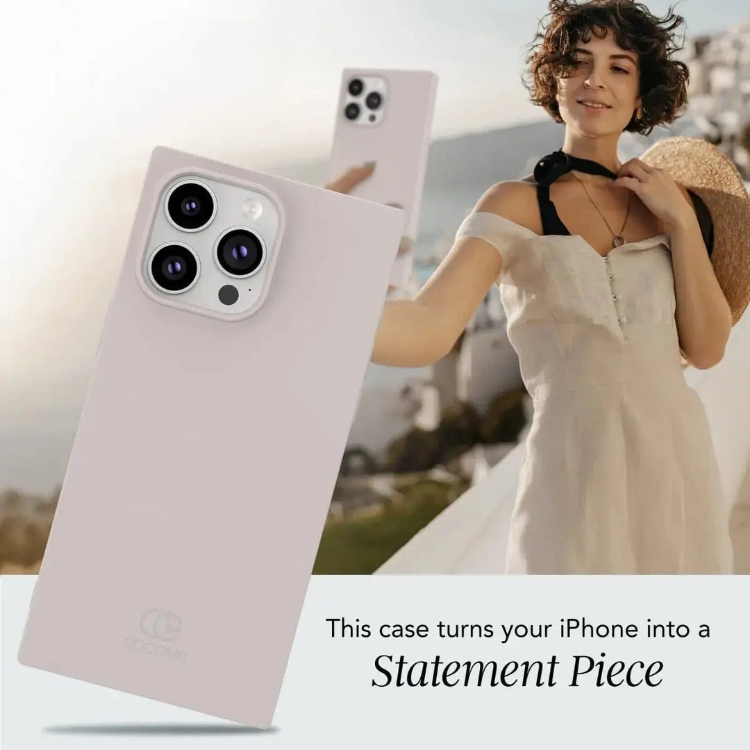 Silicone Camera Rectangle iPhone Case COCOMII