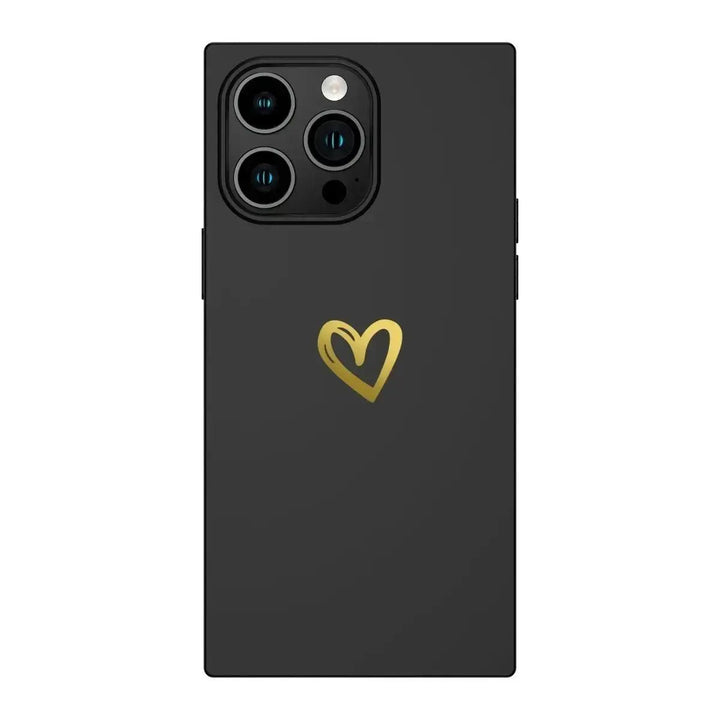 Silicone Love Rectangle iPhone Case COCOMII