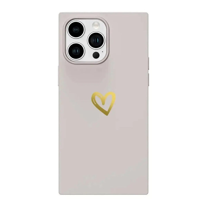 Silicone Love Rectangle iPhone Case COCOMII