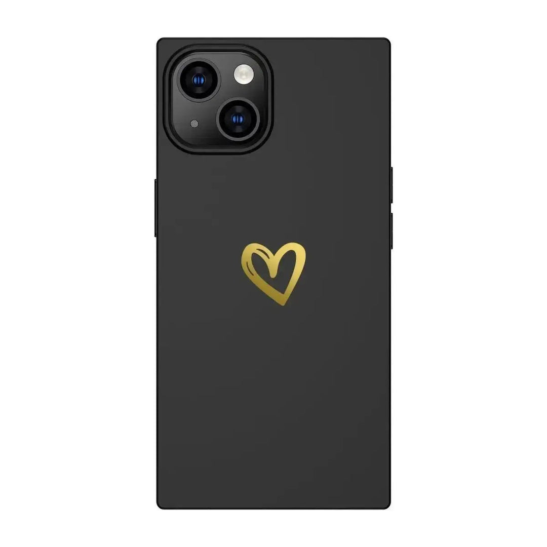 Silicone Love Rectangle iPhone Case COCOMII