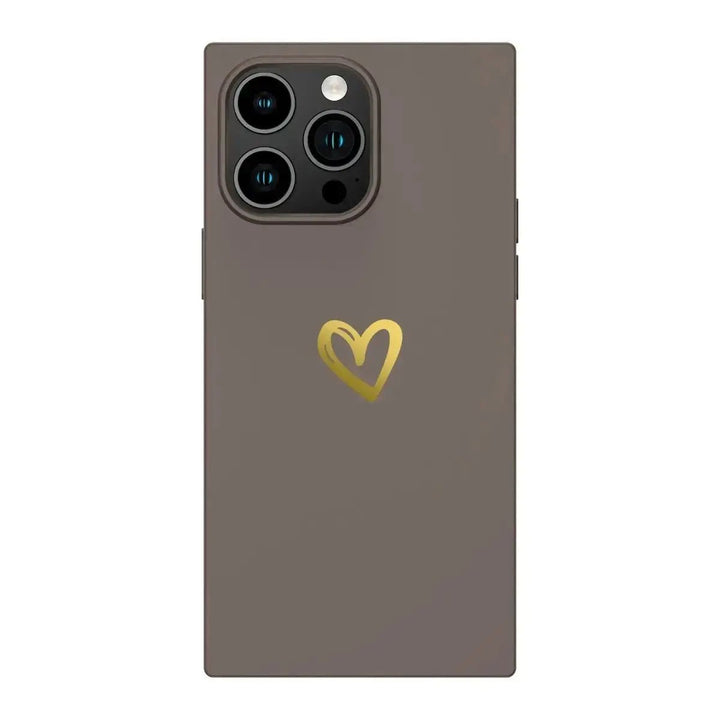 Silicone Love Rectangle iPhone Case COCOMII