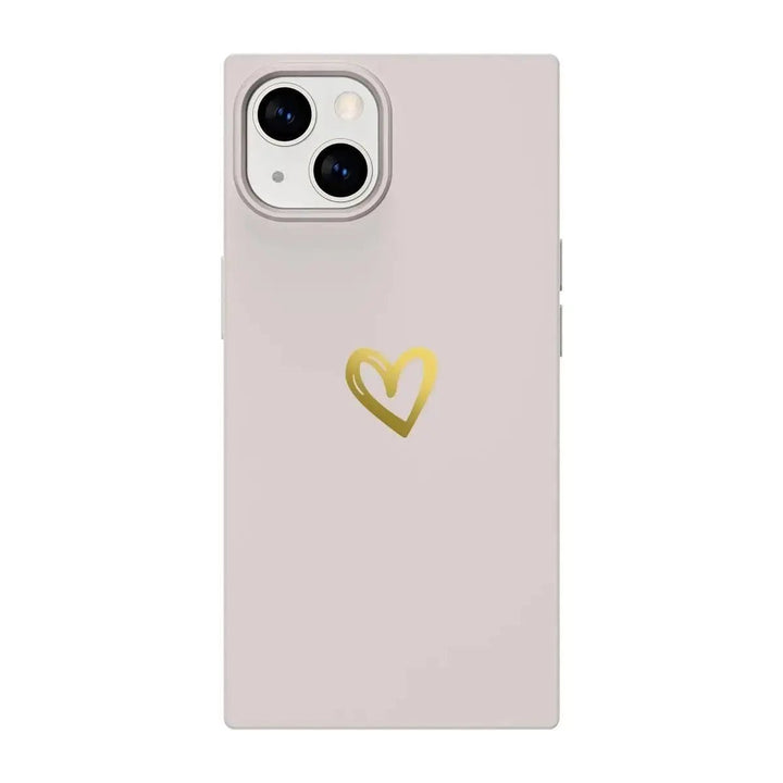 Silicone Love Rectangle iPhone Case COCOMII