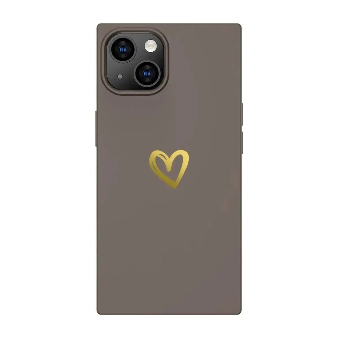 Silicone Love Rectangle iPhone Case COCOMII