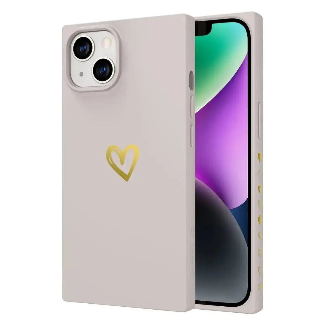 Silicone Love Rectangle iPhone Case COCOMII