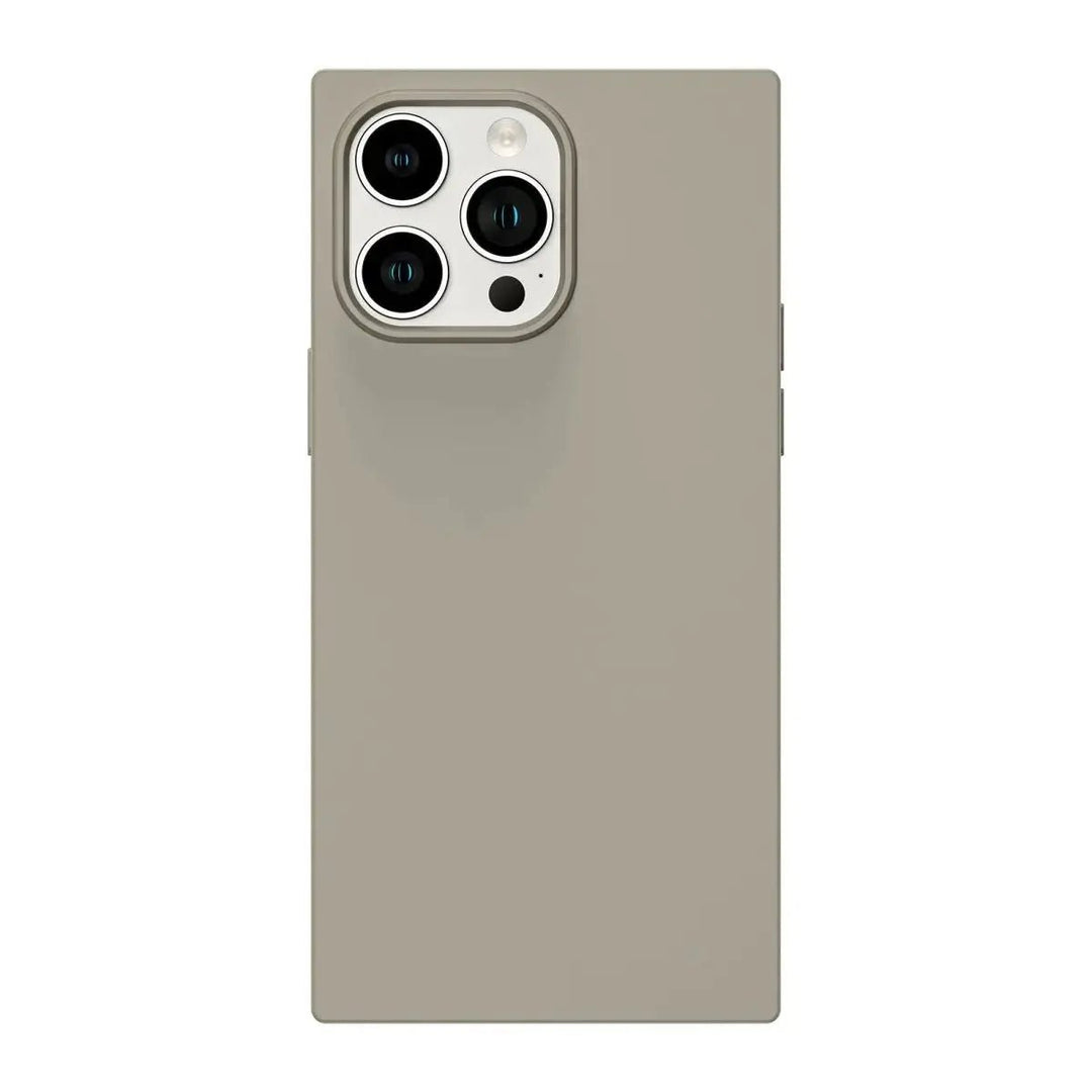 Silicone Neutral Rectangle iPhone Case COCOMII